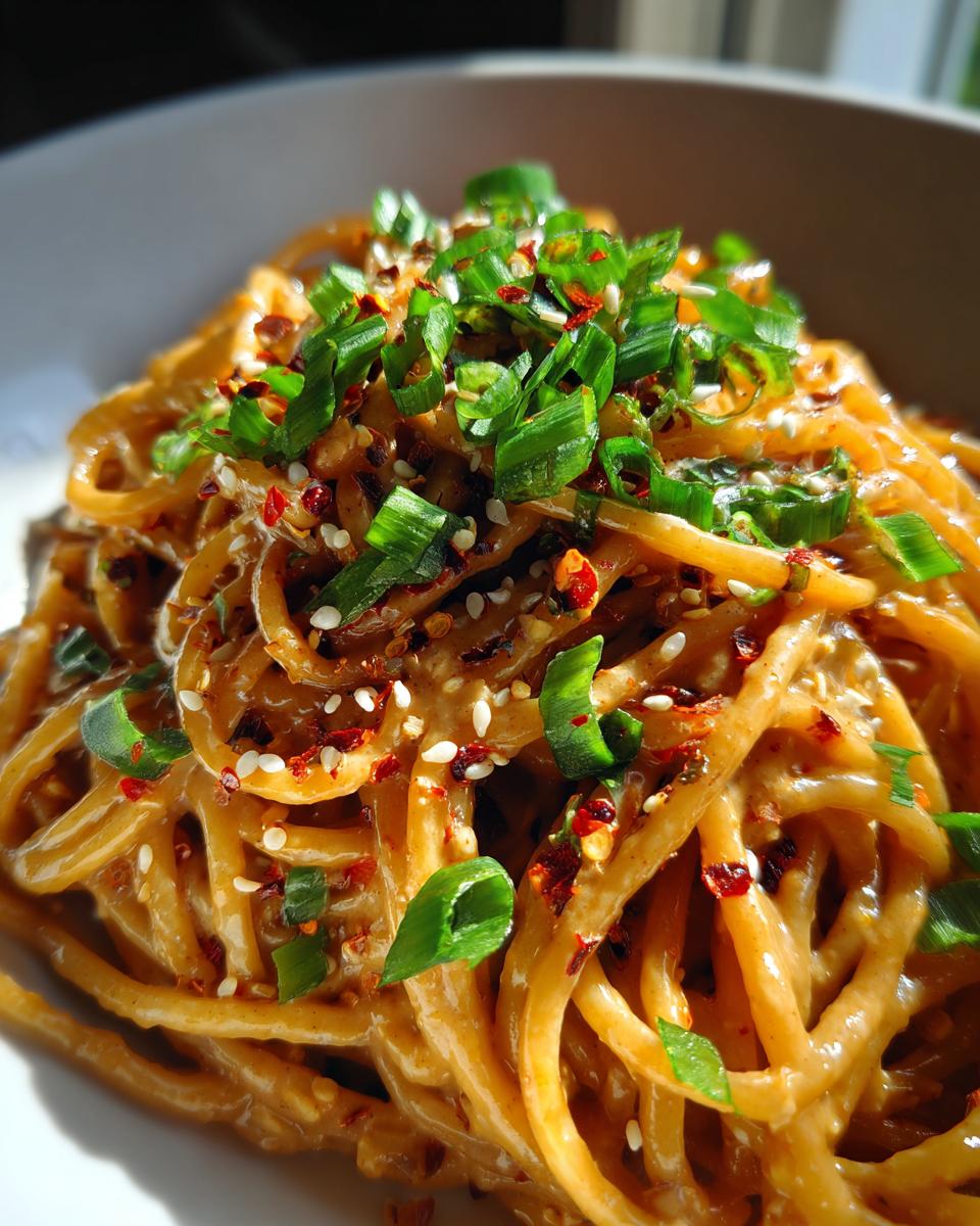 spicy peanut noodles - detail 3