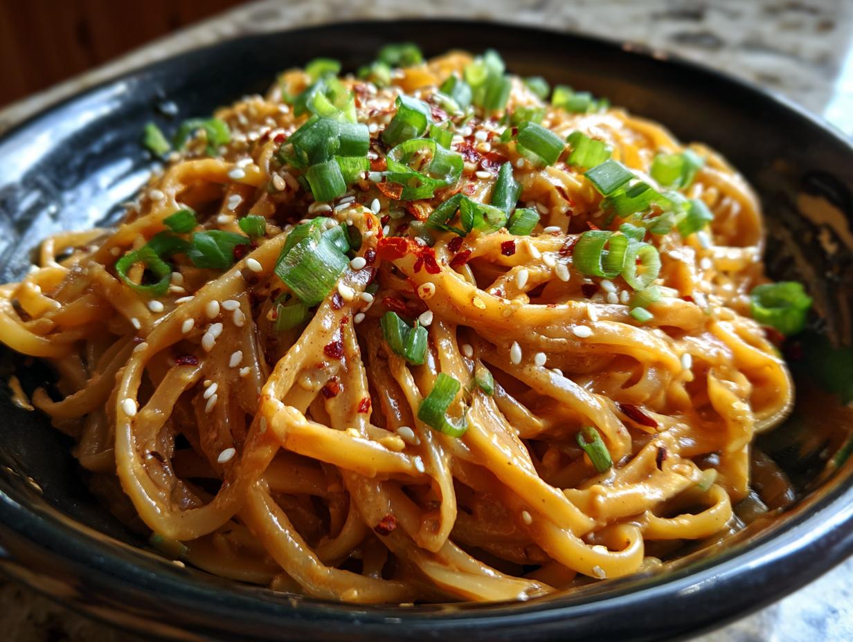 20-Minute Spicy Peanut Noodles That Taste Heavenly