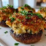 stuffed portobello mushrooms