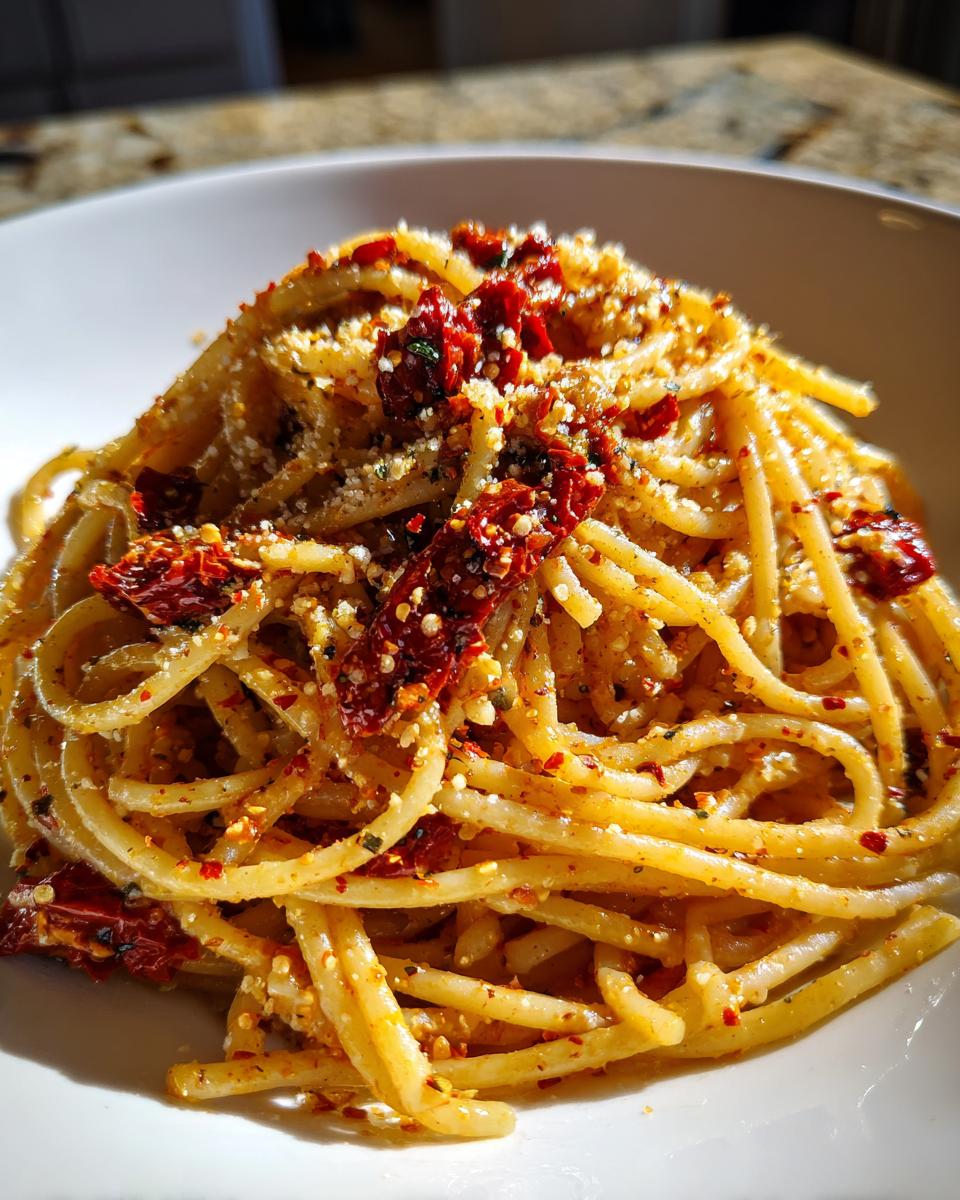 sun-dried tomato pasta - detail 3