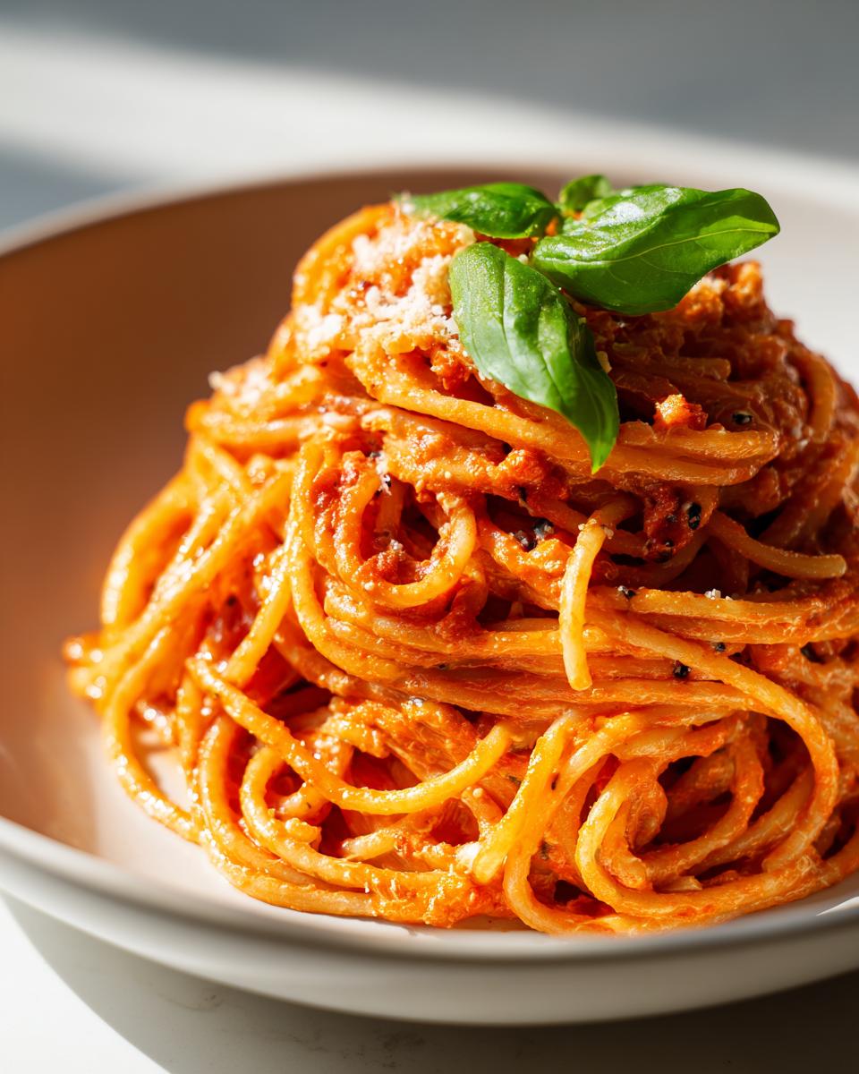 tomato ricotta pasta - detail 2