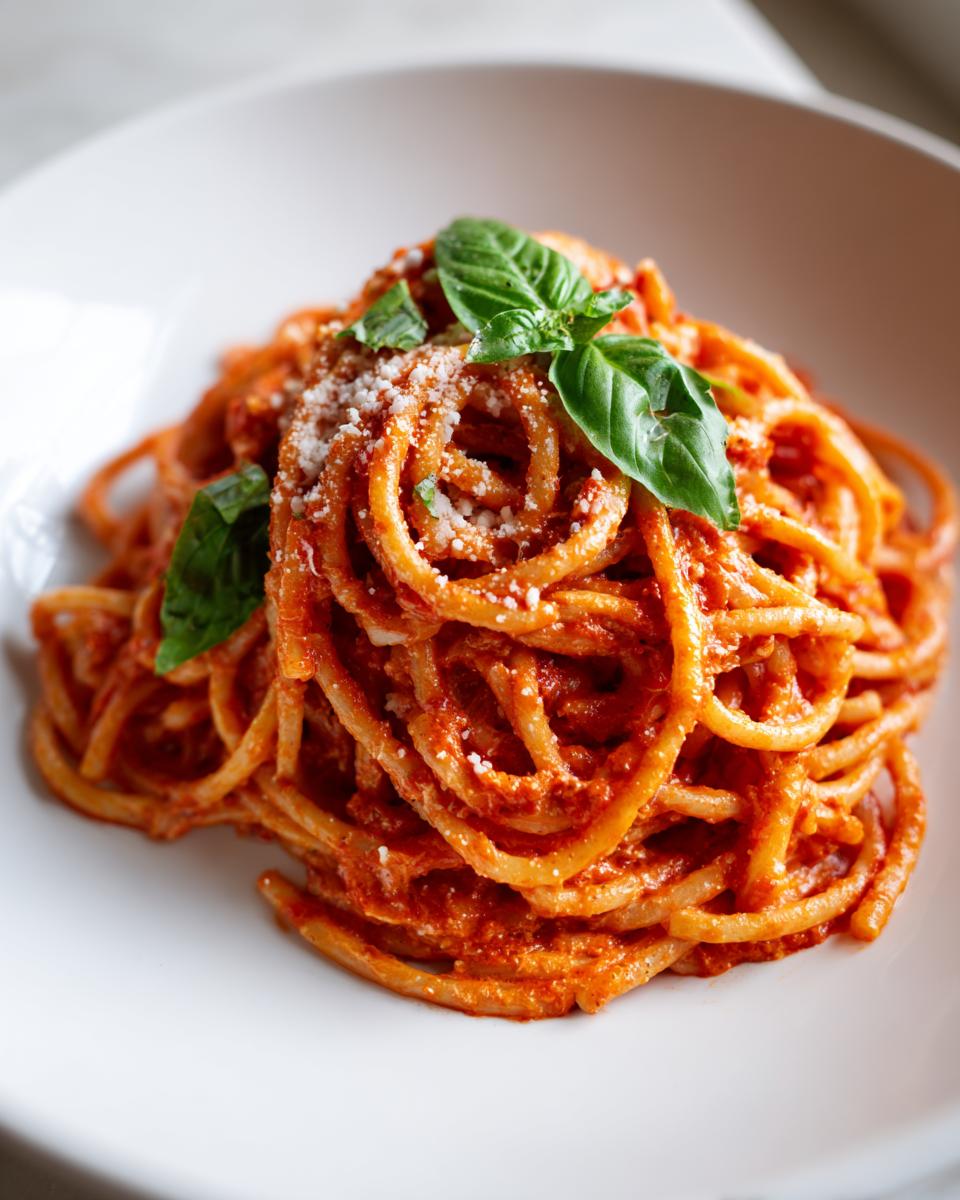 tomato ricotta pasta - detail 1