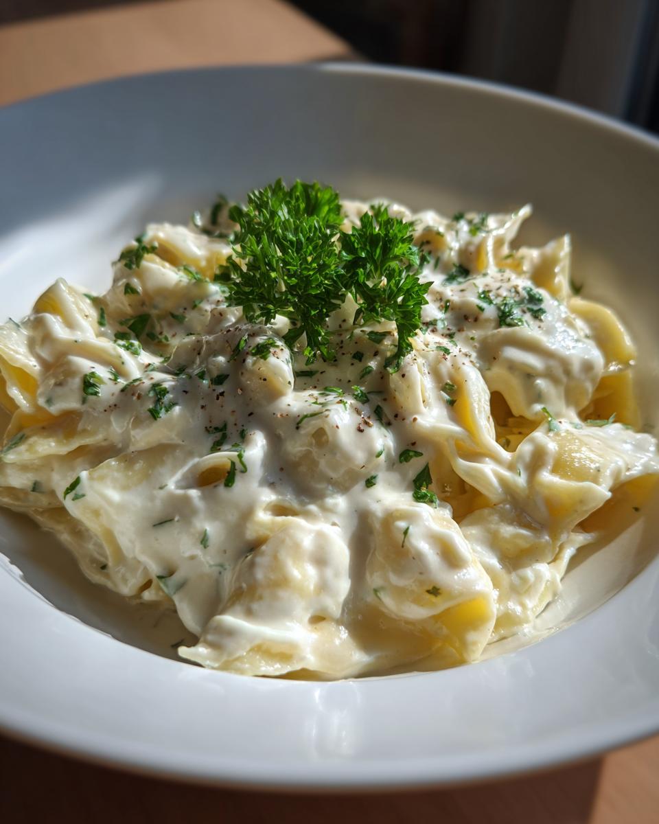 vegan creamy pasta - detail 3